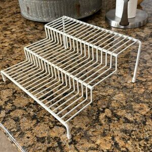 Sale Bundle This! 3 Three Tier pantry Shelf Rack Display Items kitchen etc.